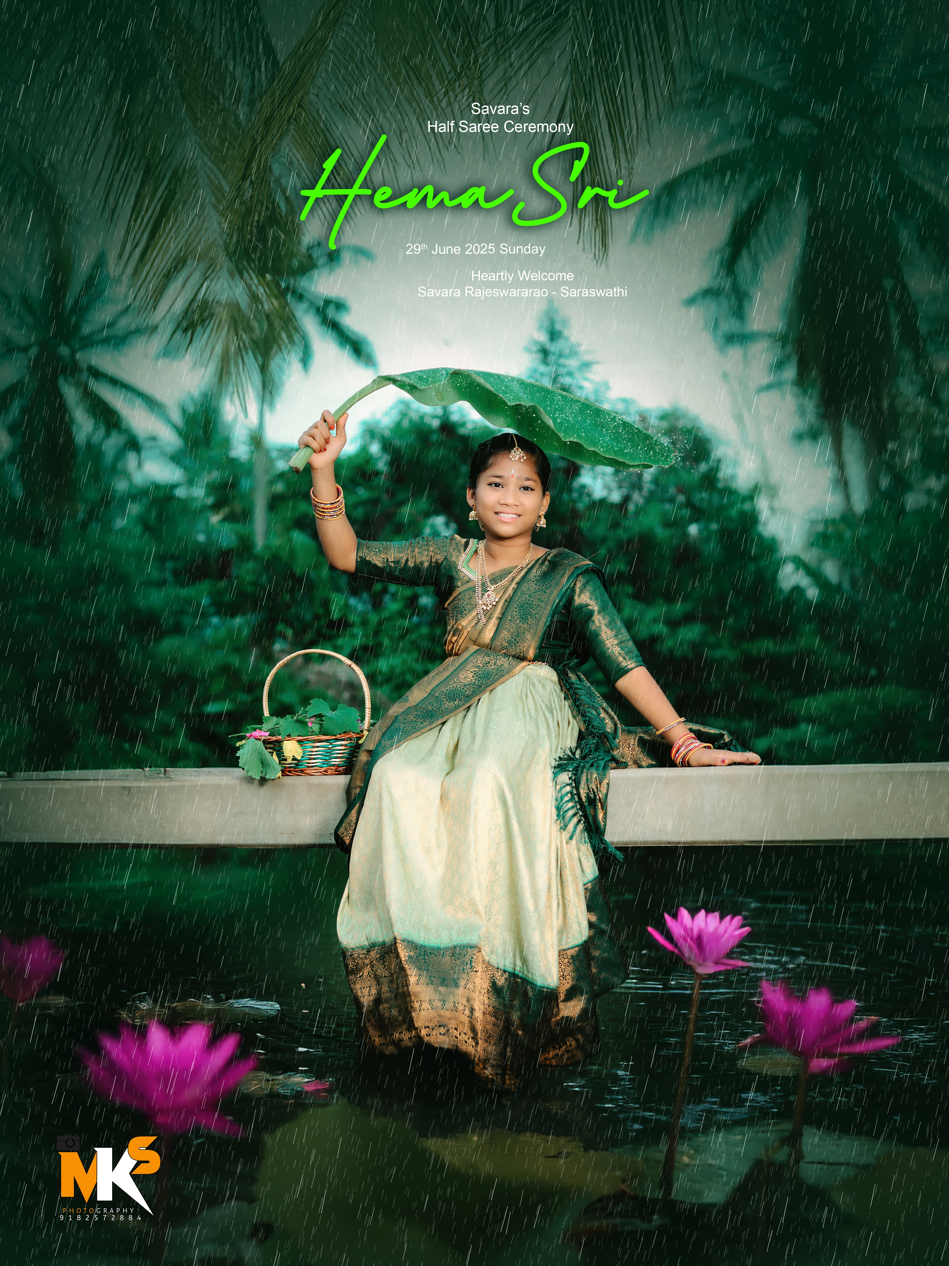 Hema Sri Royal Half Saree Ceremony